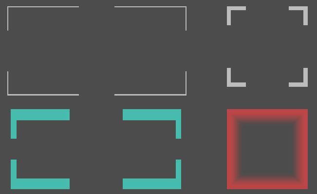 Simple frame outline box - Godot Shaders
