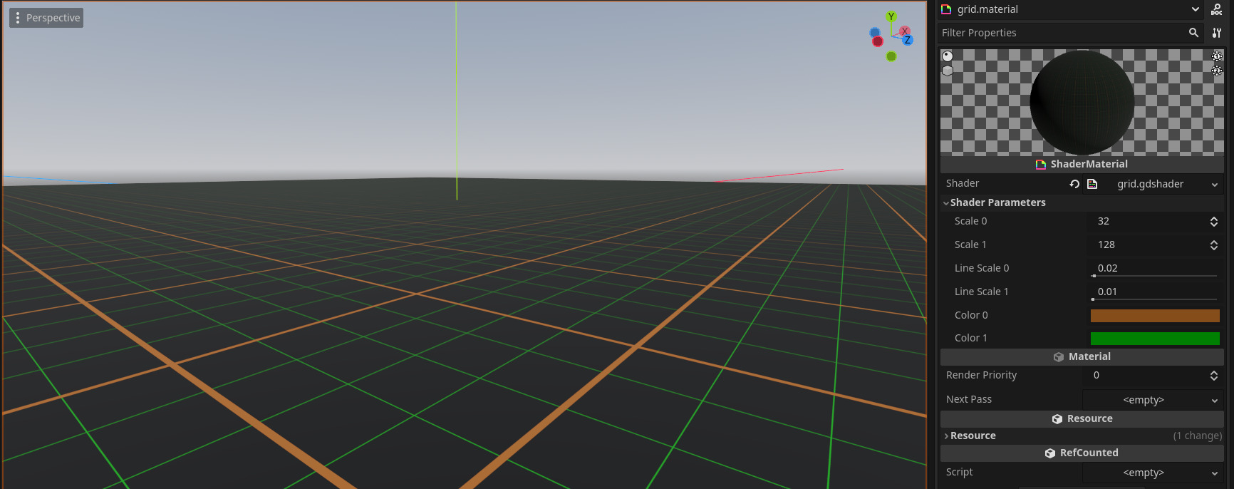 The Best Darn Grid Shader (Yet) for Godot - Godot Shaders