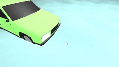 Car Tracks On Snow Or Sand – Using viewport textures and particles