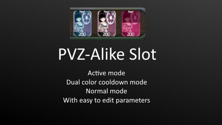 PVZ-alike Slot cooldown
