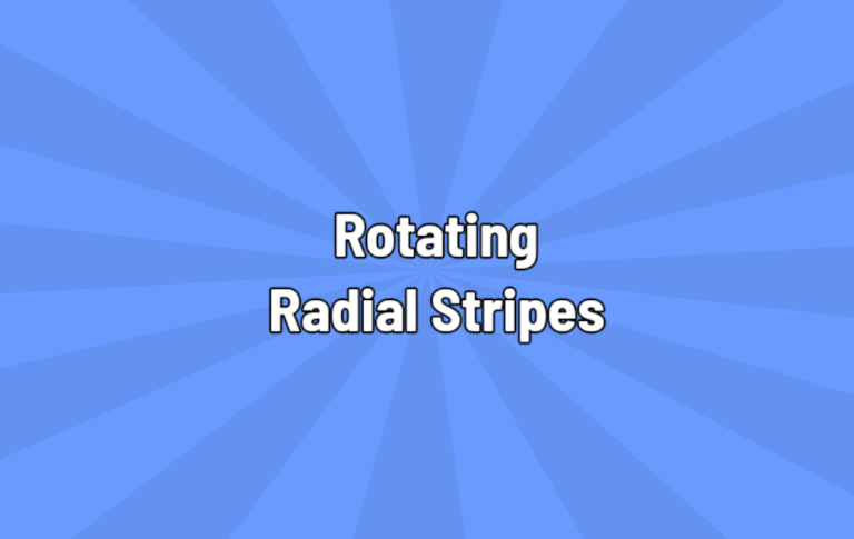 Rotating Radial Stripes