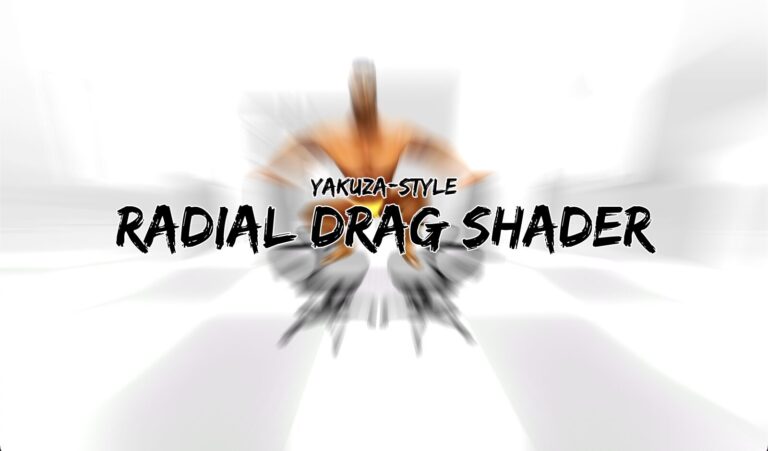 Yakuza-style radial drag shader