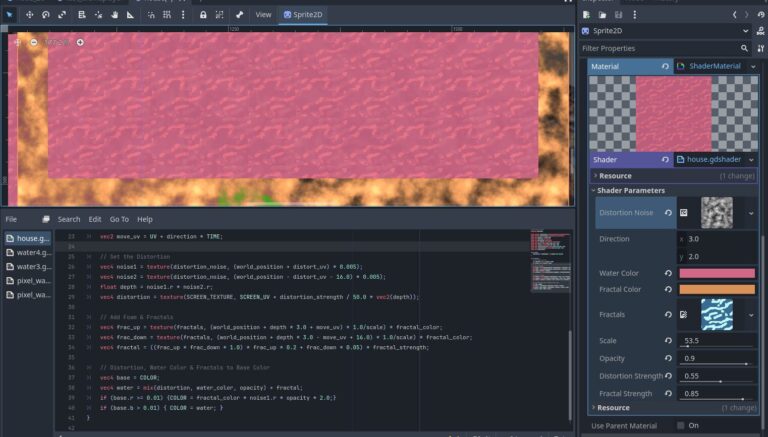 2d Water shader by DuoRift