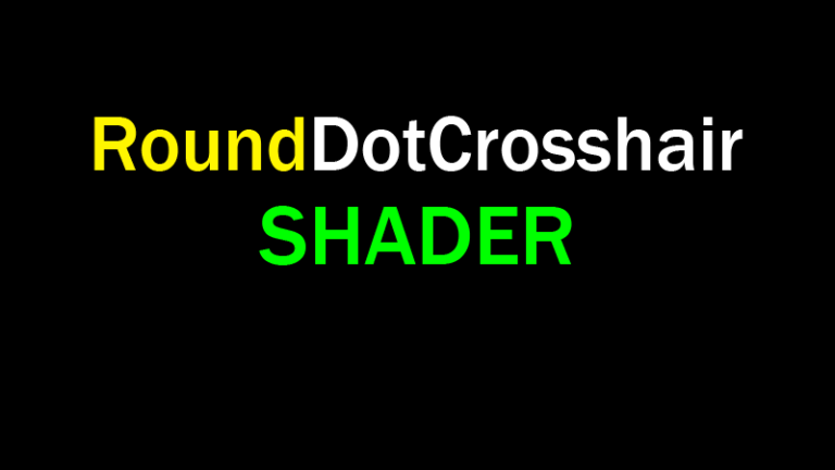 CrossHairPoint (Round) : Godot 4.3