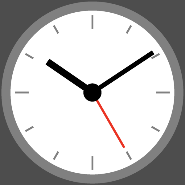 Analogue clock face Godot Shaders