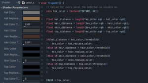 Color Replacer - Godot Shaders