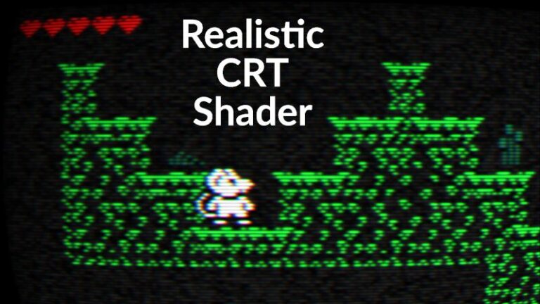 Realistic CRT shader