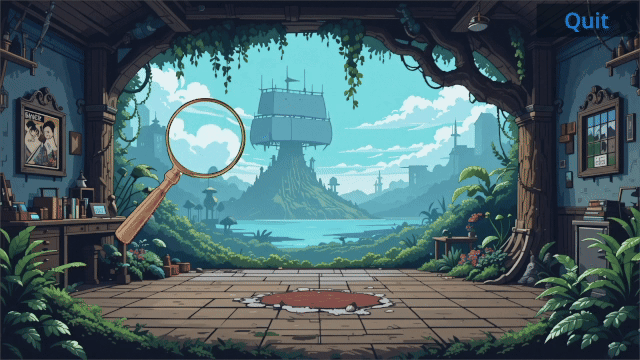 Magnifying Glass with Lens Distortion effect