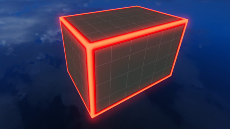 Cube Mesh Glow Outline