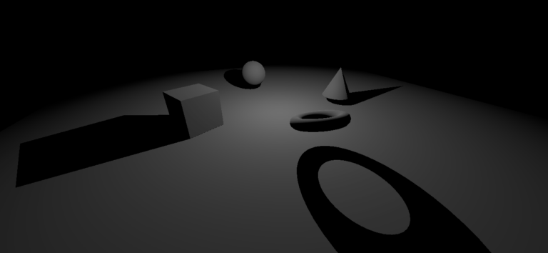 Shadow volume without stencil buffer