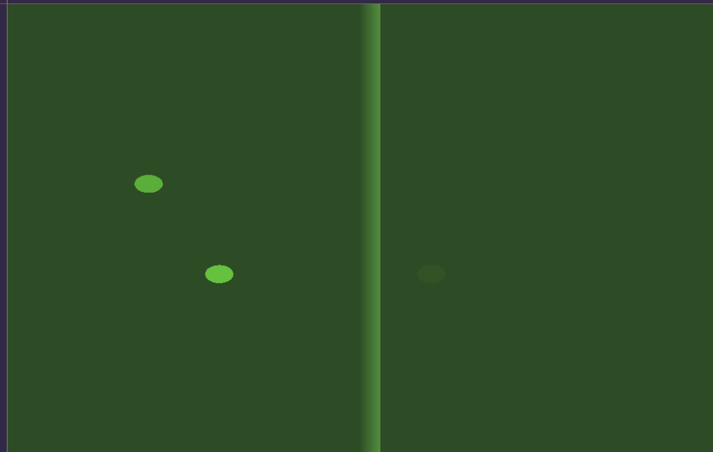 Simple horizontal radar scan with blip trace - Godot Shaders