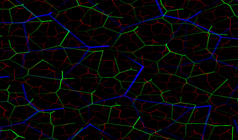 Voronoi Synapse-ish Background Shader