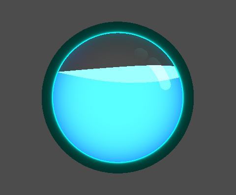 2D Liquid Fill Inside Sphere v2
