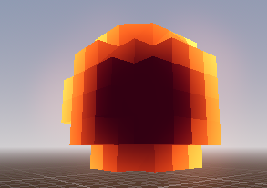Pixelated Blackhole effect