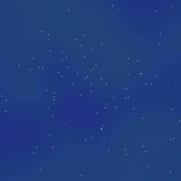 Low poly stary sky
