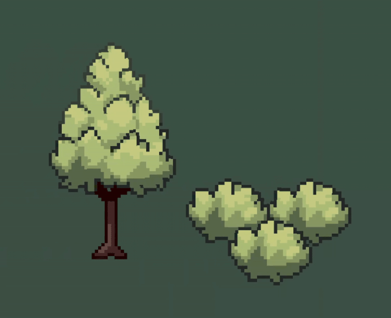 2D Foliage Wind Effect