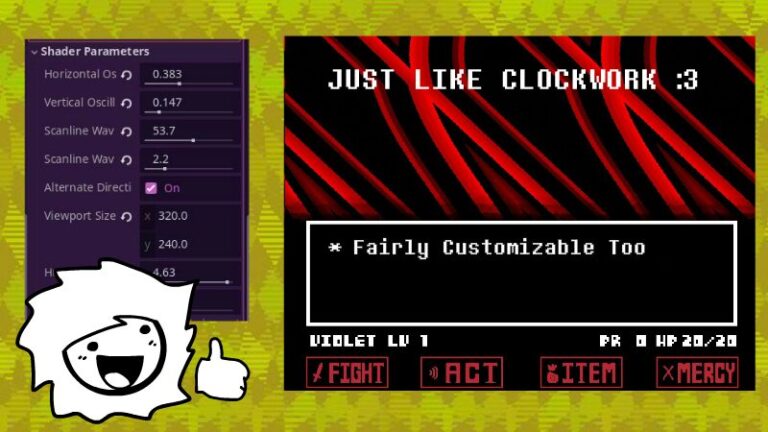 Earthbound Background Shader