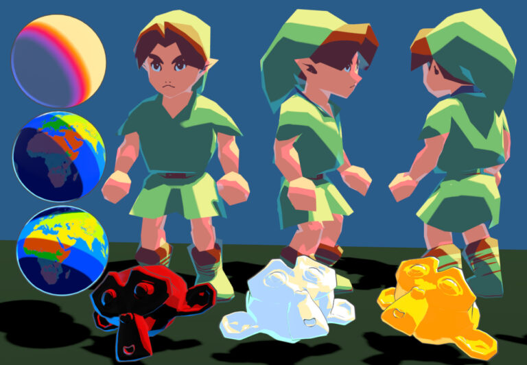 Comic / Cell / Toon – With up to 3 inputs, soft or hard banding, rimlight