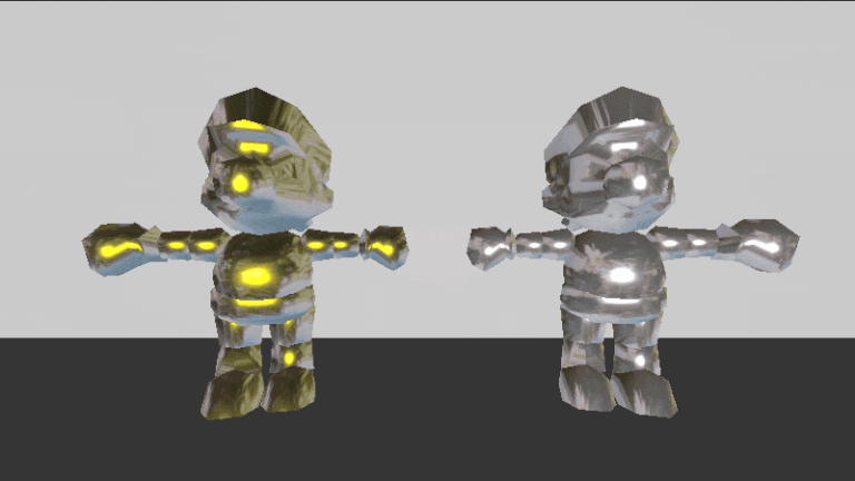 Metal Mario Shader (Gold/Silver with Custom Reflection)
