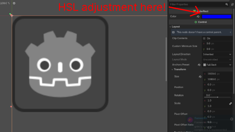 Screen HSL Adjustment