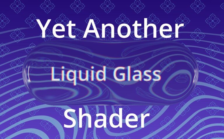 Yet Another Liquid Glass Shader