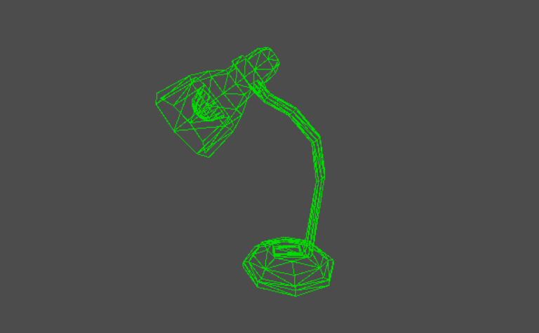 Wireframe hologram shader