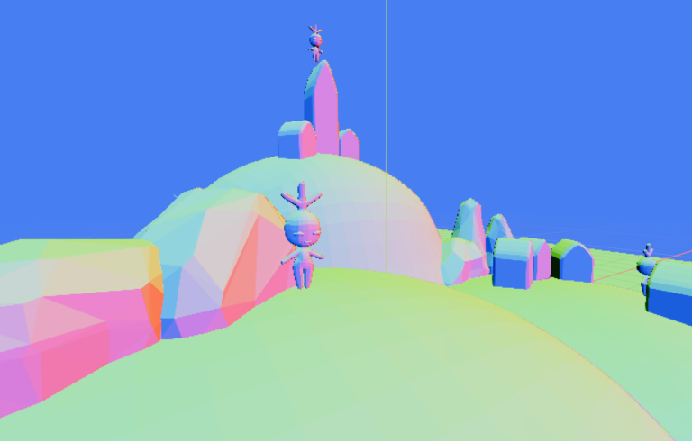 Simple World Normal from Depth