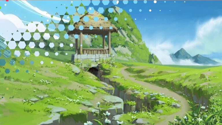 Hex Grid Transition Shader