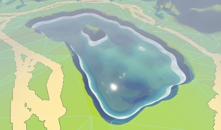 Water Shader Toon Like (godot 4.4+)