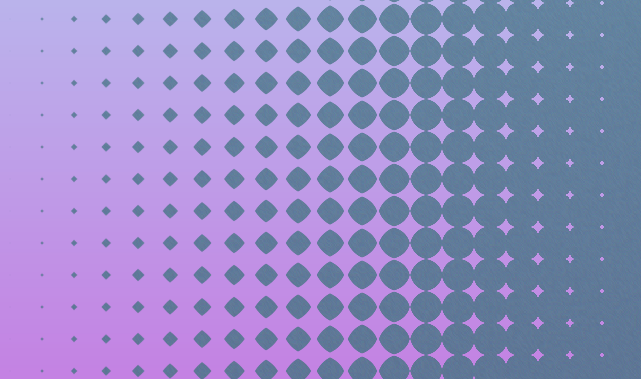 Transition with a pattern texture