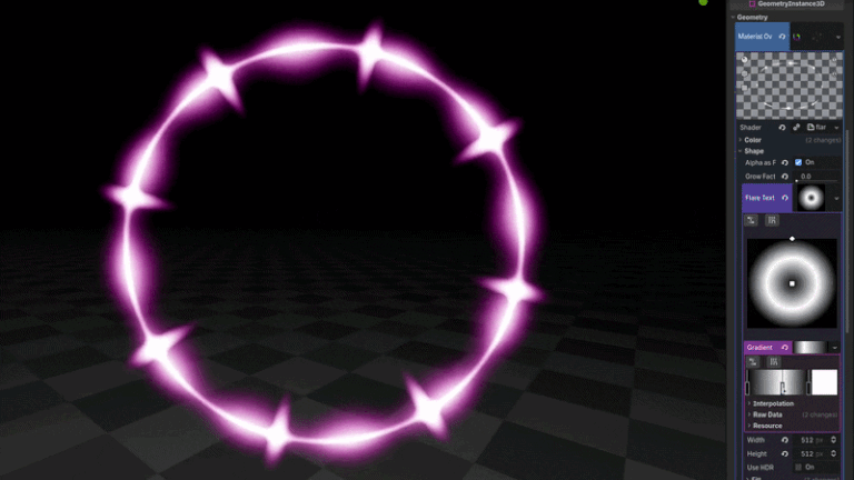 VFX Light Flare Ring
