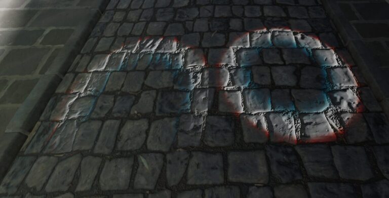 Fake light projection