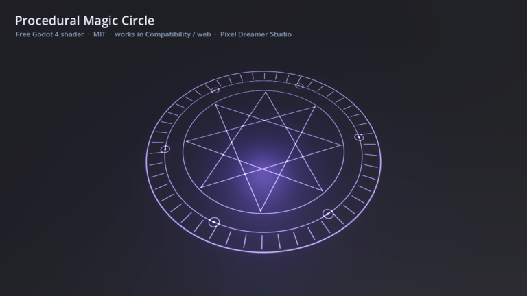 Procedural Magic Circle