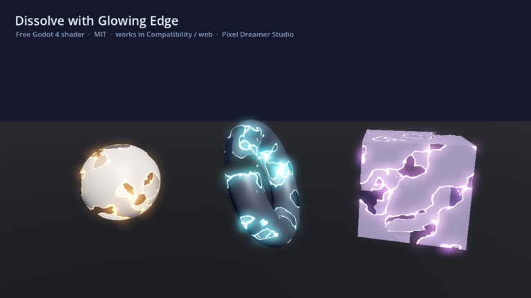 Dissolve with Glowing Edge